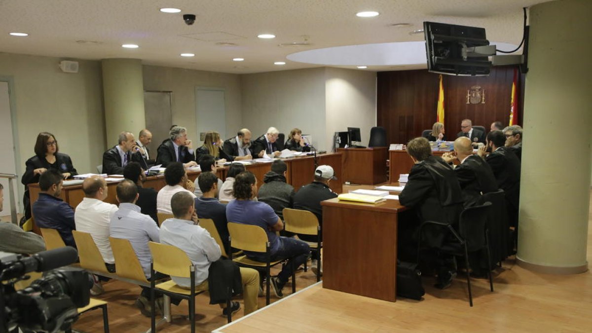 Vista del juicio por el doble asalto celebrado el pasado octubre.