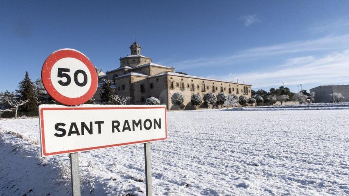 Jornada de fred i neu, que no agafa a les Garrigues