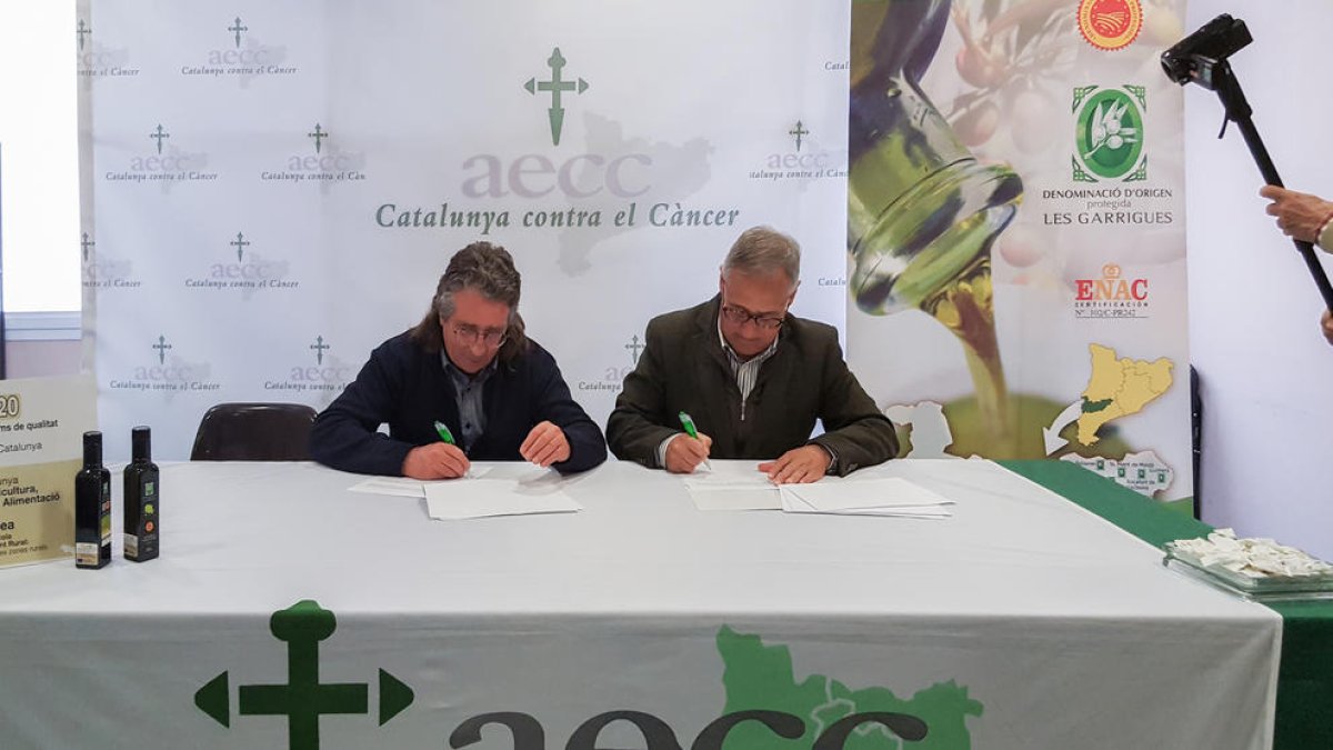 La DOP Les Garrigues col·labora en la lluita contra el càncer