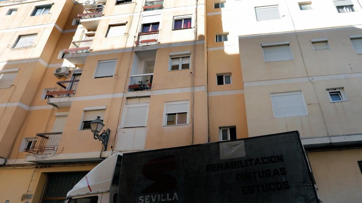 Edifici en el qual es va produir l’assassinat, a València.