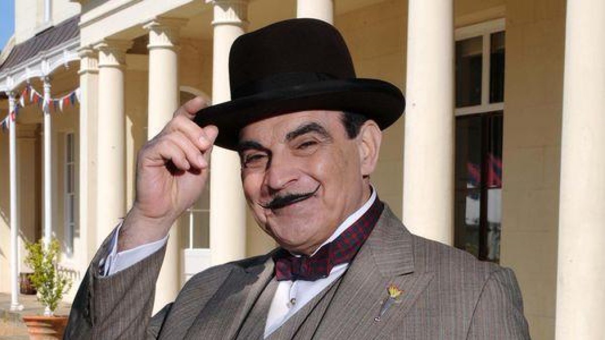 David Suchet com a ‘Poirot’.