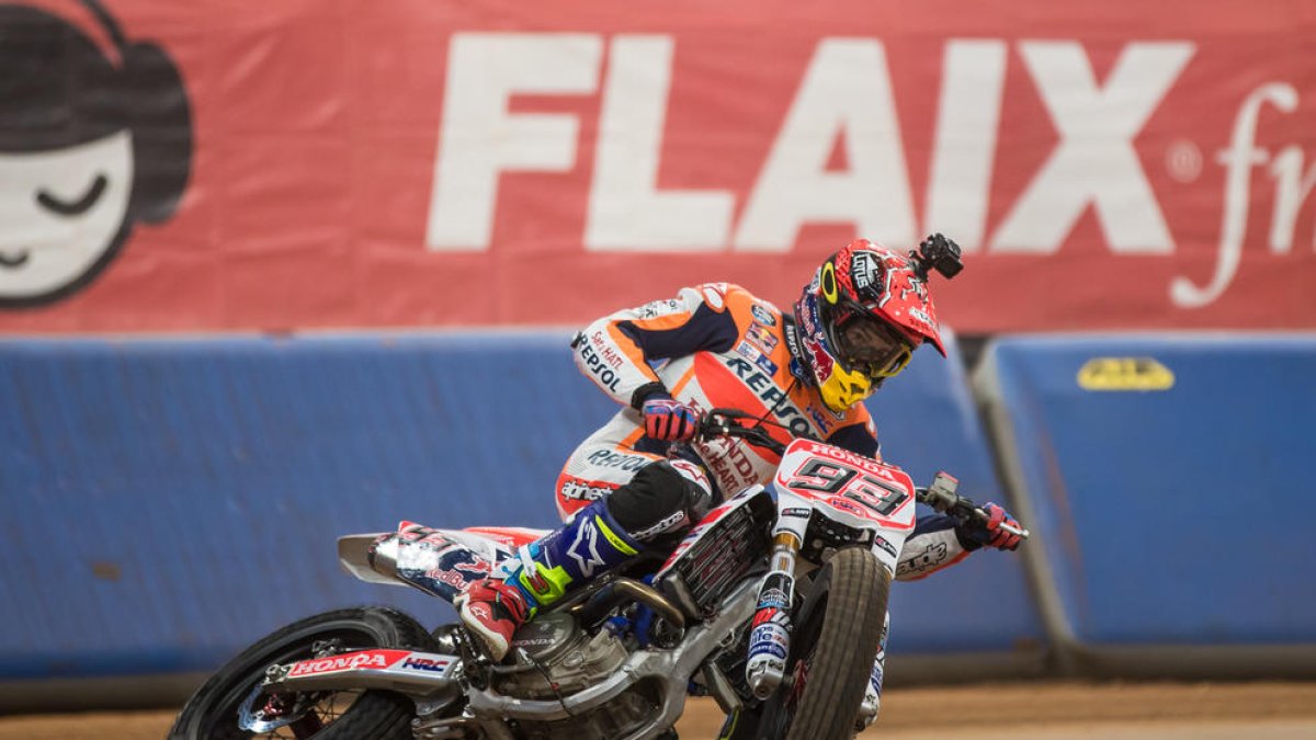 El pilot de Cervera Marc Màrquez és impulsor del Superprestigi Dirt Track.