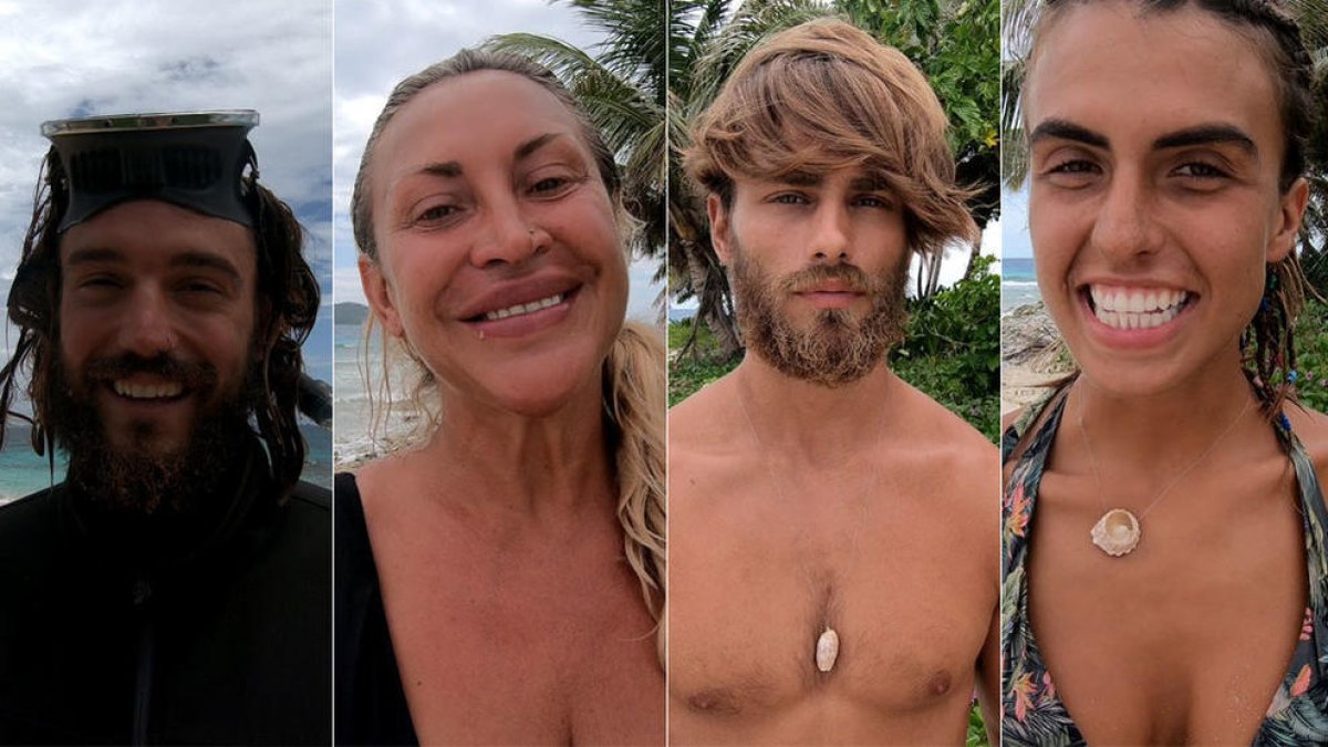 Los cuatro finalistas de esta edición: Logan, Raquel Mosquera, Sergio Carvajal y Sofía Suescun.