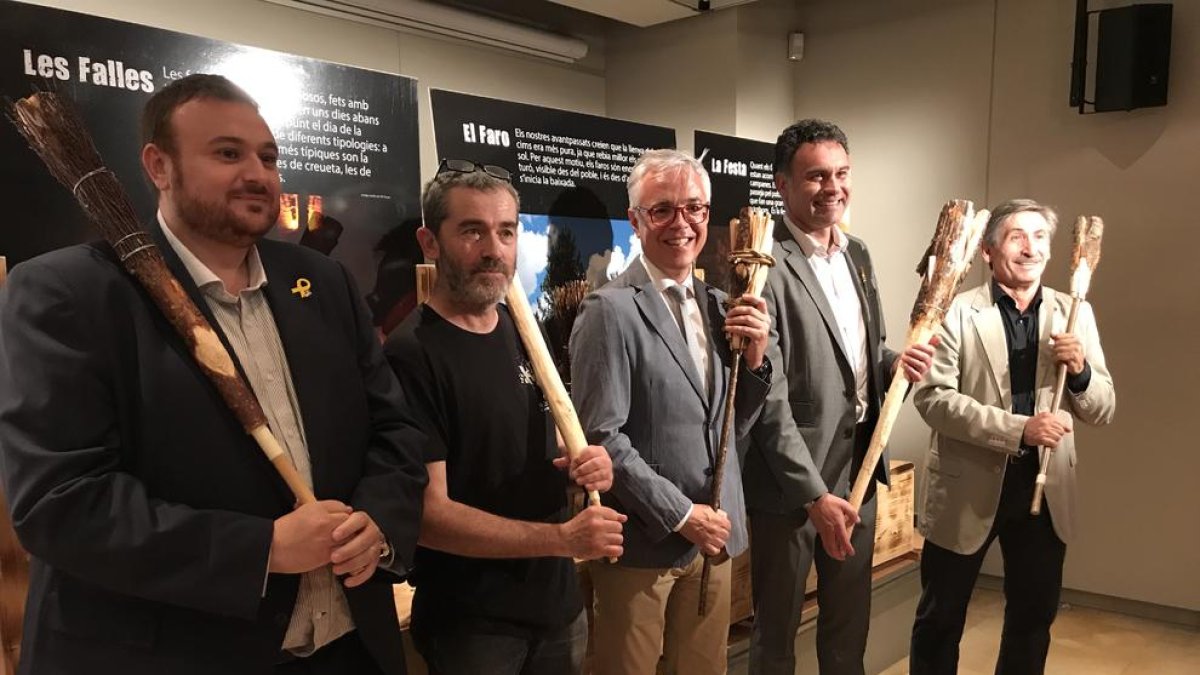 La Alta Ribagorça presentó ayer la temporada de Fallas en el Palau Robert de Barcelona.