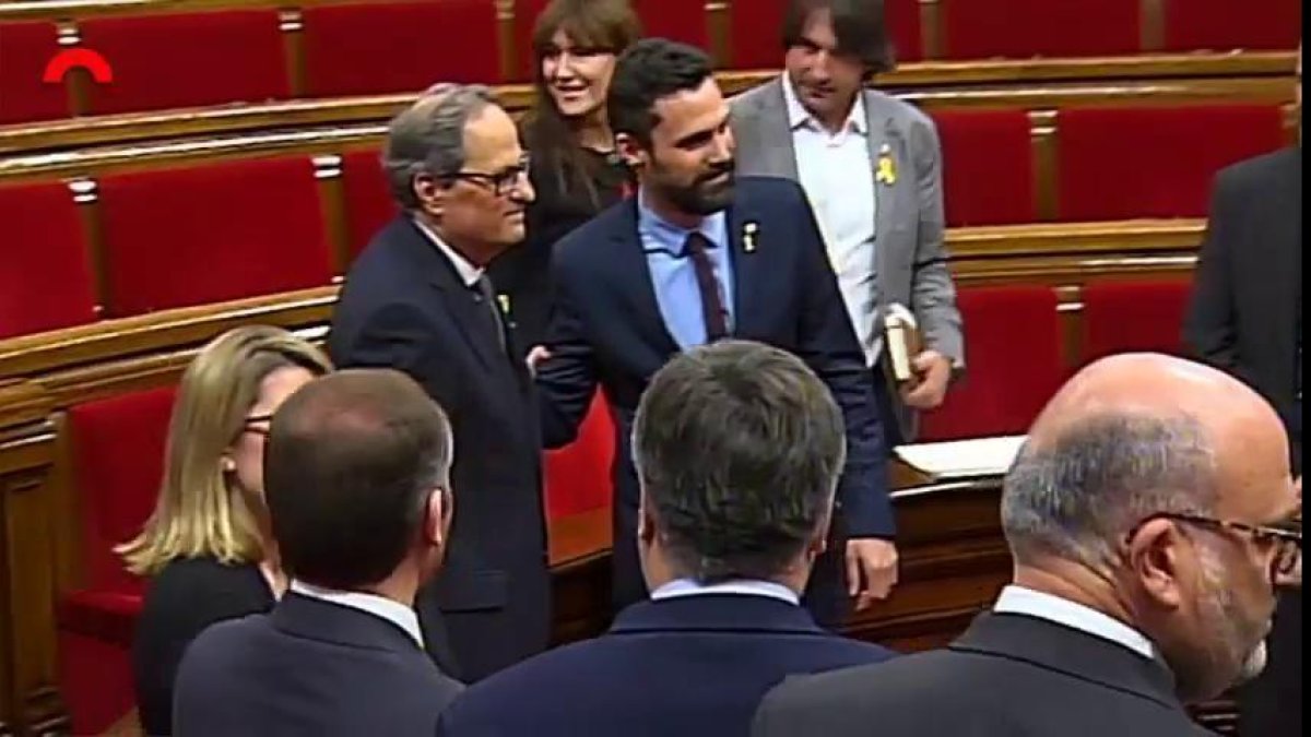 El minut a minut del ple d'investidura