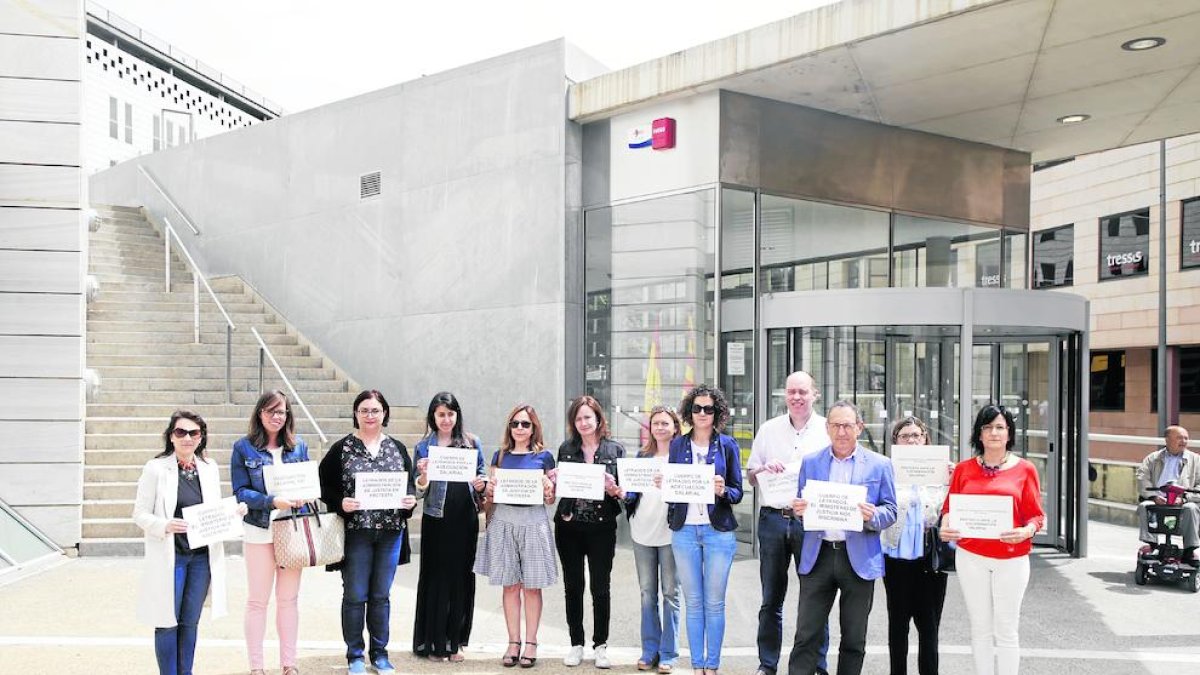 Los letrados de la Administración de Justicia reclaman mejoras laborales