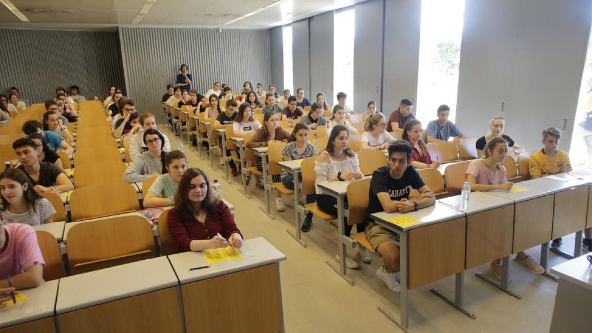 Los alumnos de examinaron de la selectividad el pasado mes de junio.