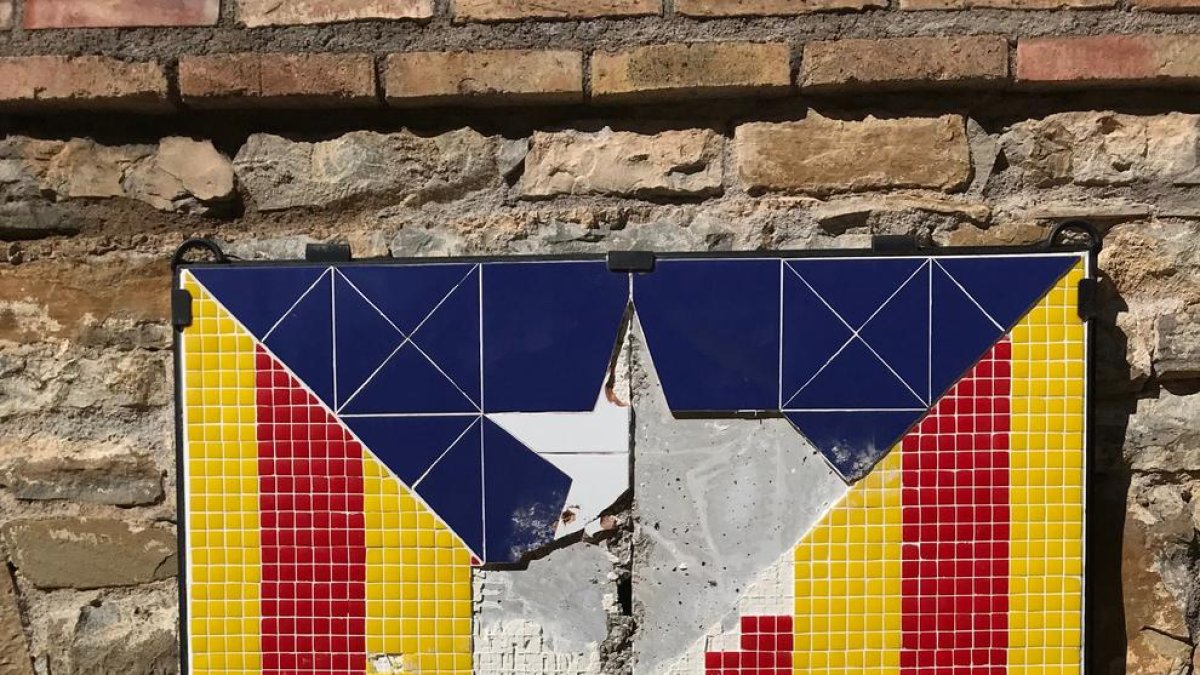 Les destrosses al mosaic de l’estelada a la Pobla de Segur.