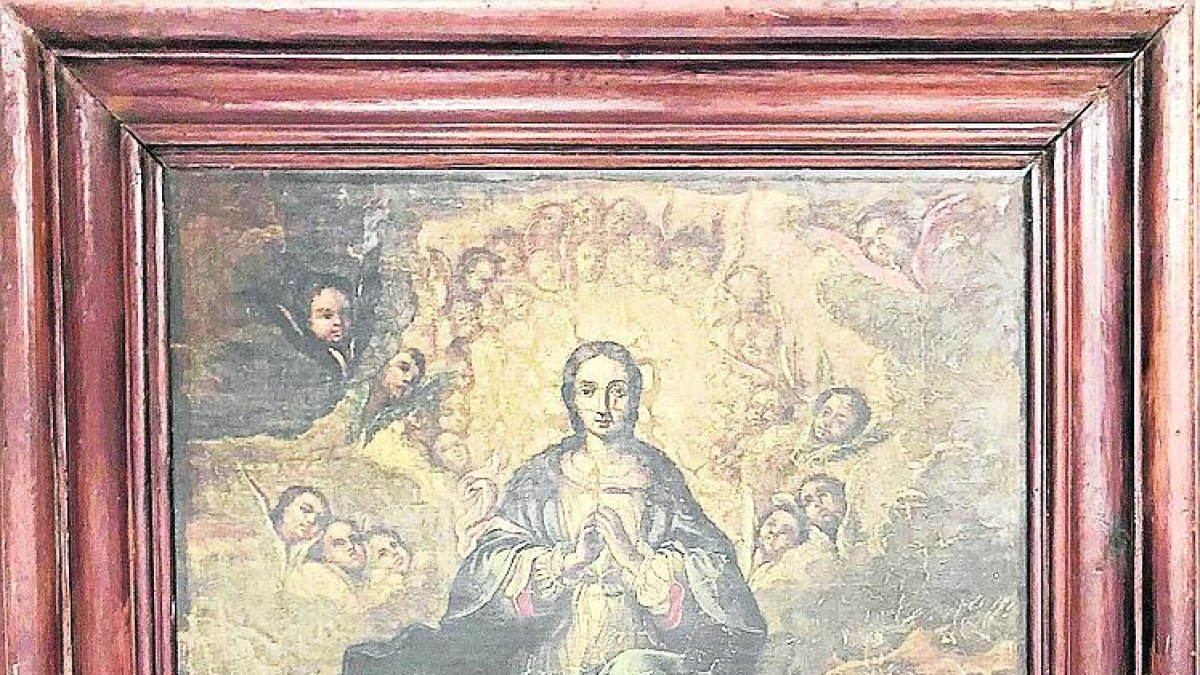 La pintura de la Inmaculada sigue en el Museu de Lleida.