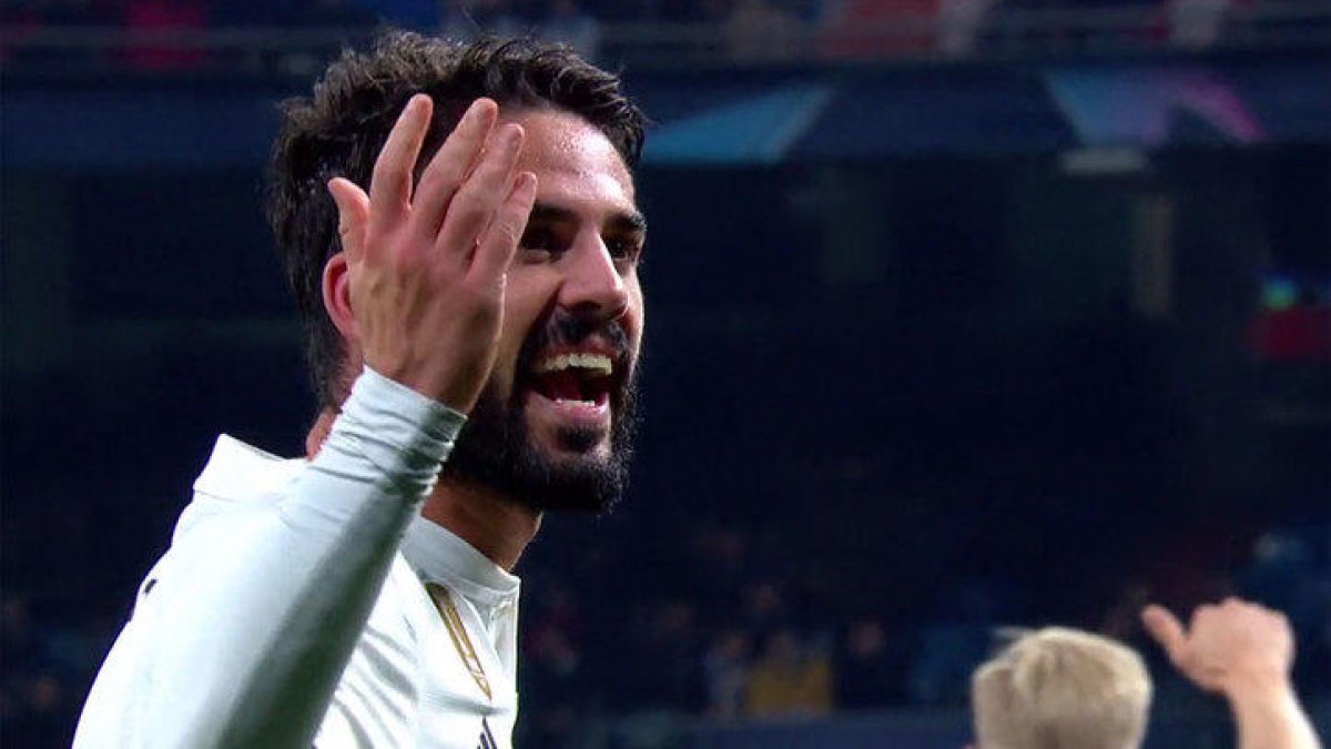 Isco Alarcón, enfrontat al Bernábeu.
