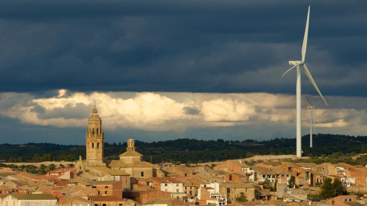 Los molinos que generan los problemas para recibir la TDT.
