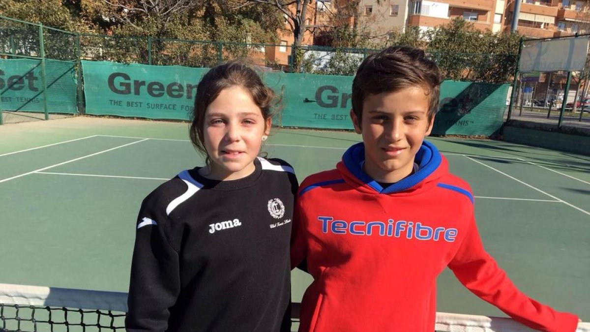 Laia Larrosa i Àlex Orán, a l’Estatal de tenis