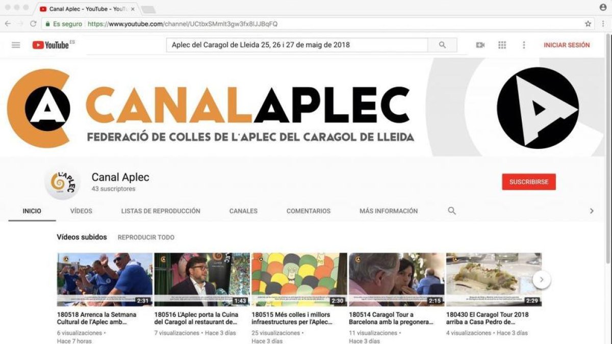 L'Aplec del Caragol obre una televisió 'online' amb la col·laboración de Lleida TV