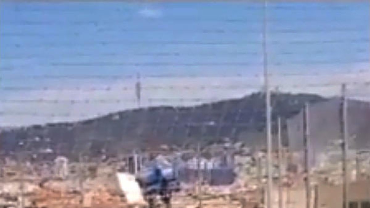 El campo del Satalia, tras el accidente del programa ‘Chester’.