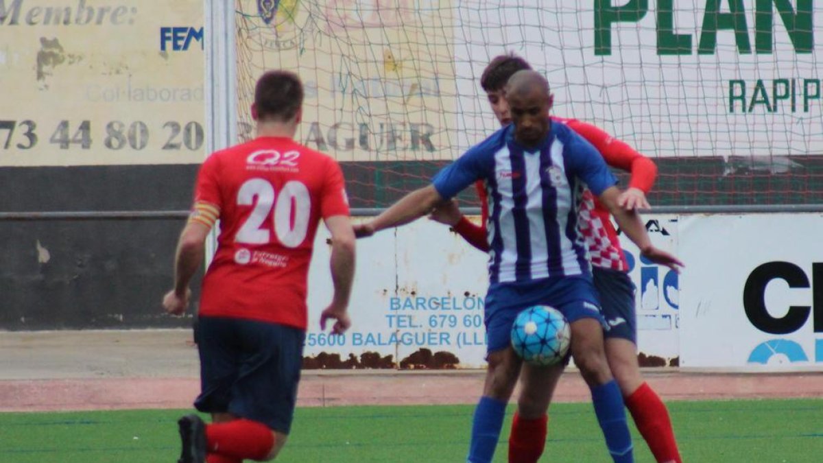 Hassen, jugador que va rebre els insults diumenge a Balaguer.