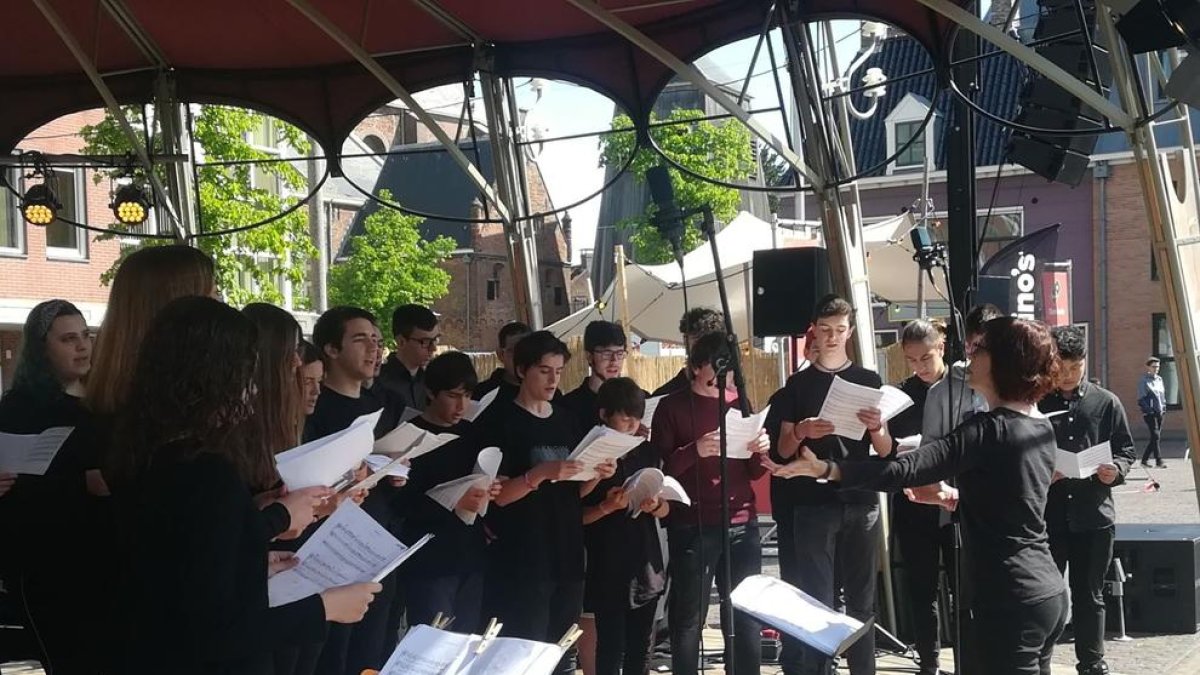 Una de las actuaciones que tuvieron lugar en Holanda.