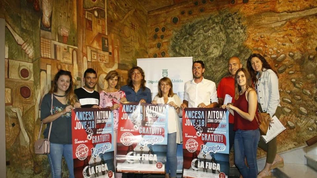 La diputación de Lleida acogió la presentación de la Ancesa Jove 2018, que se celebrará en Aitona.