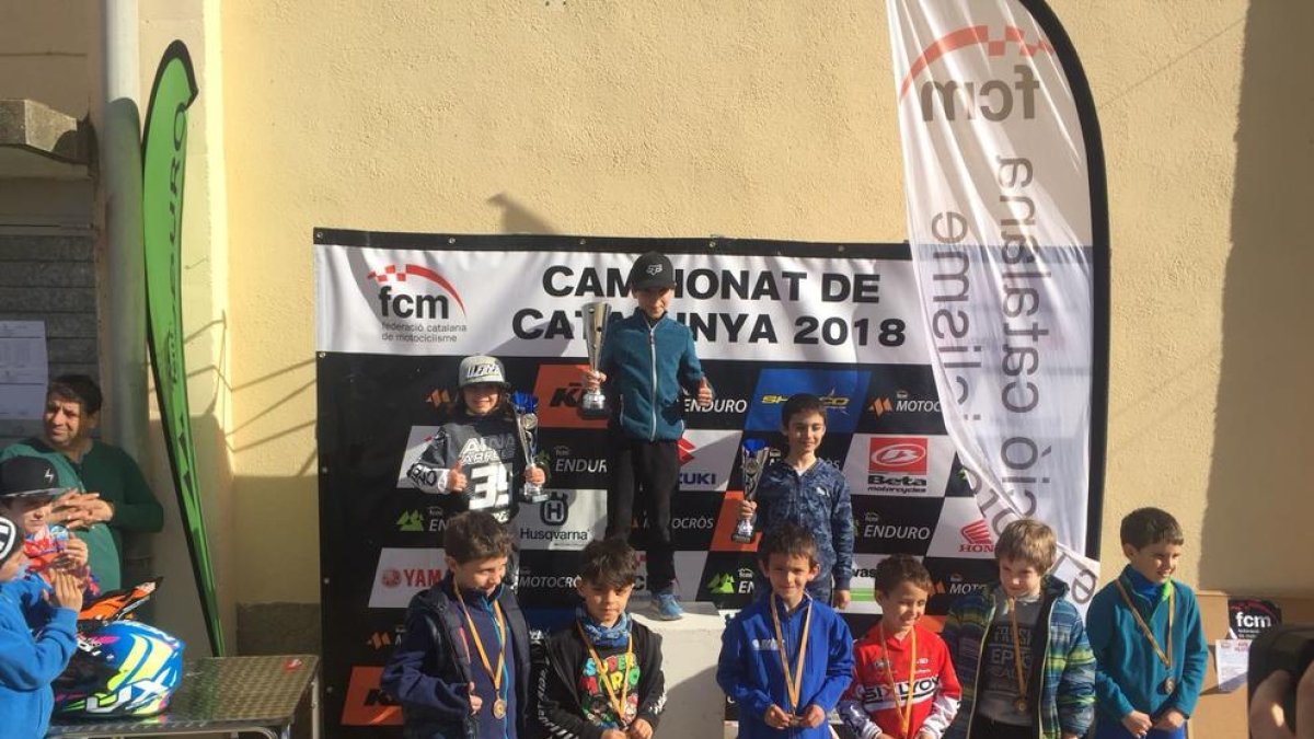 Primer podio de Aina Arfelis en enduro