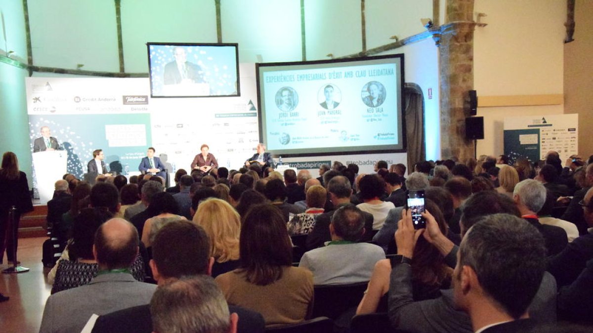 La Trobada Empresarial al Pirineu va començar ahir a la Seu d’Urgell.