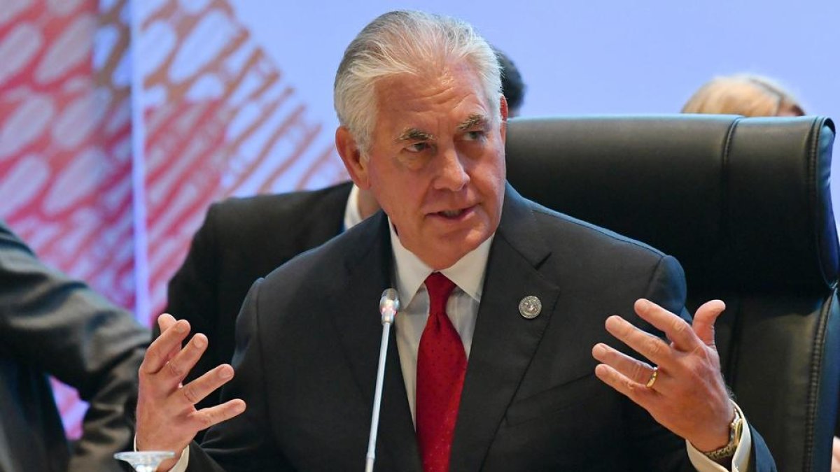 El exsecretario de Estado de EEUU, Rex Tillerson.