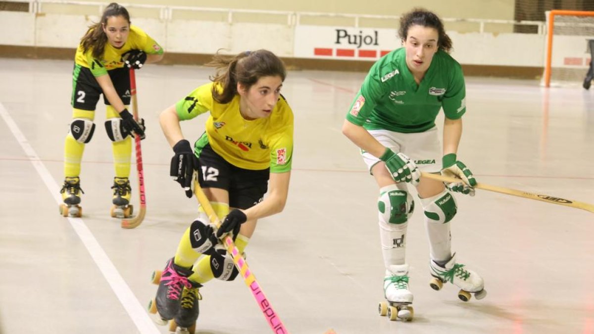 Maria Porta, en una acción del partido ante el Liceo.