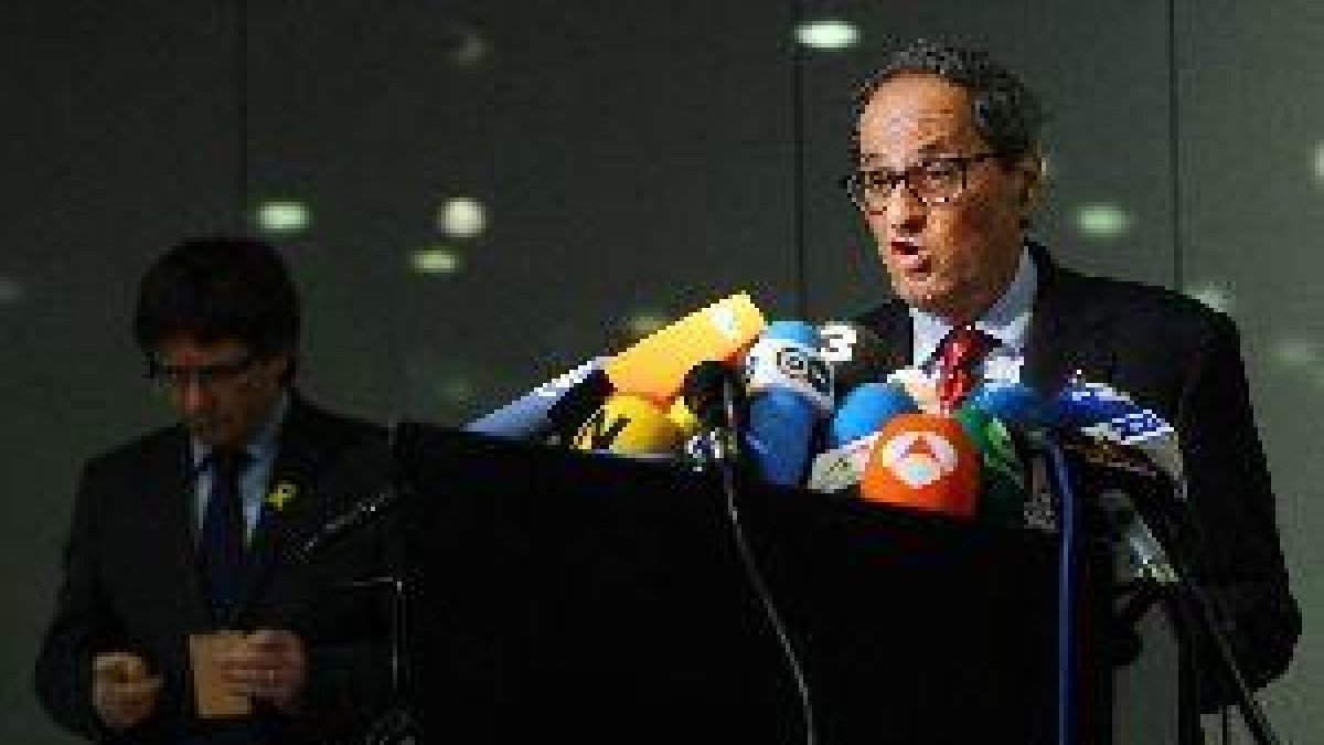 Torra prendrà possessió demà al Palau de la Generalitat