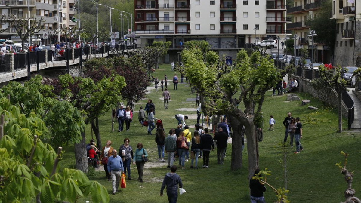 Imagen de archivo del parque del Riuet de Sort.