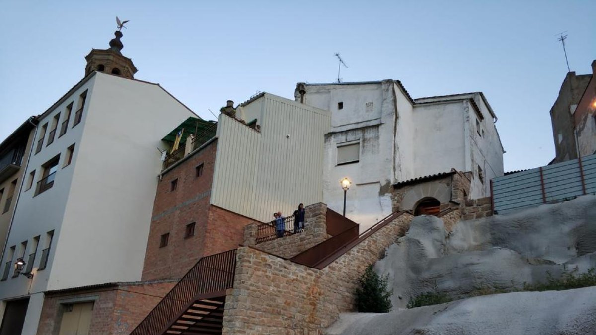 Fotografía del ‘Mirador La Carnisseria’, inaugurado ayer en Almenar.