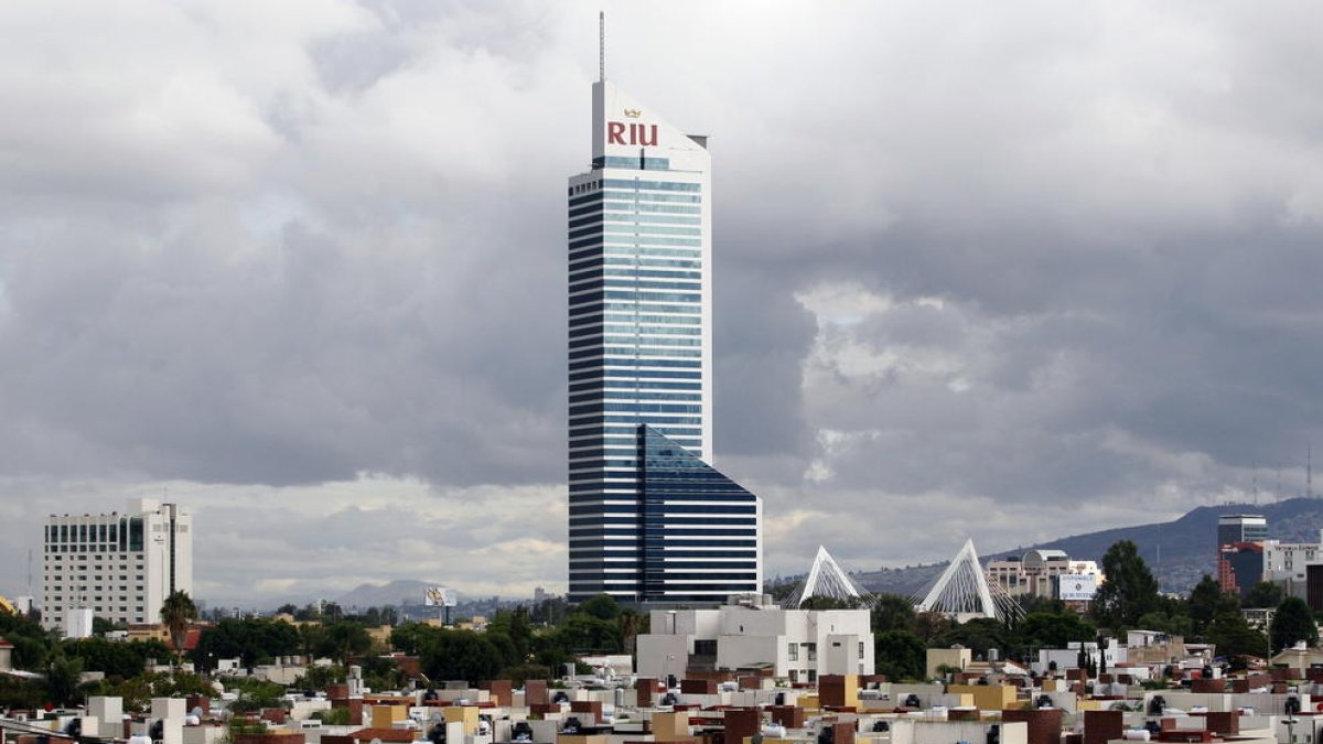 Hotel Riu en la ciudad mexicana de Guadalajara.