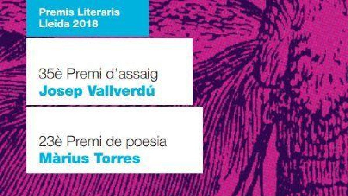 Josep Ballester y Amadeu Vidal ganan los Premios Literarios de Lleida