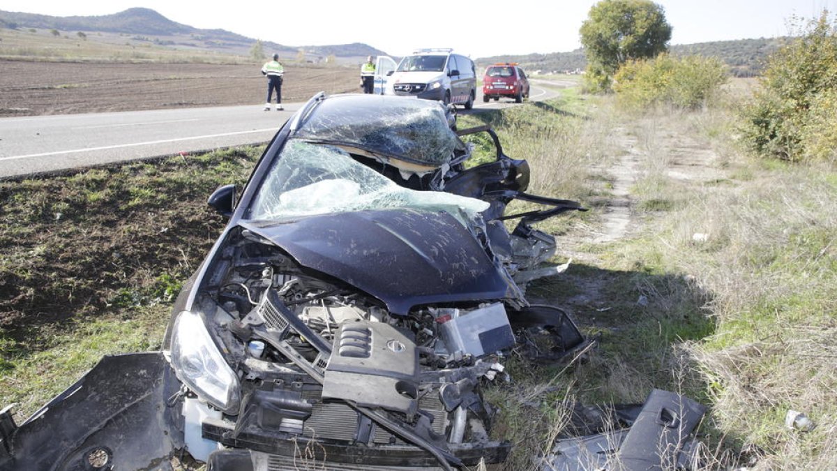 Mor un veí de la Fuliola en una col·lisió frontal a Foradada