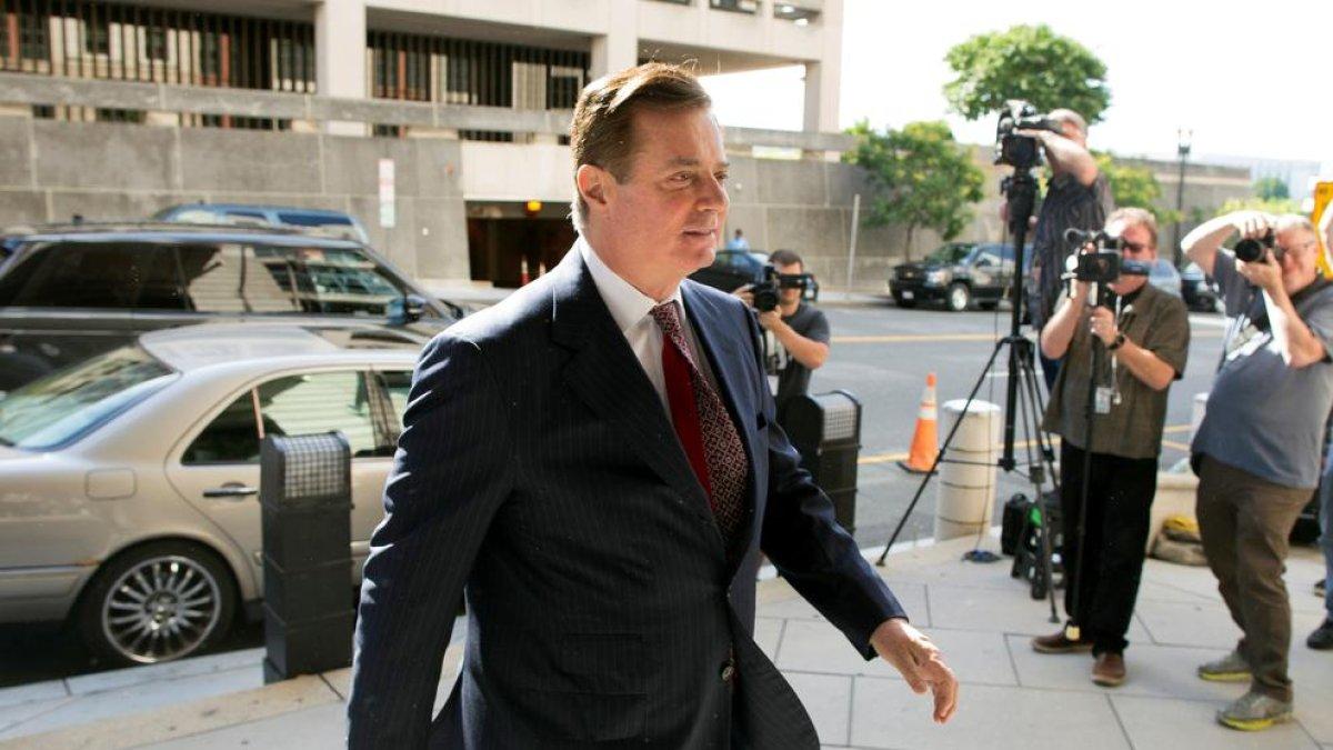 El exjefe de campaña de Donald Trump, Paul Manafort.