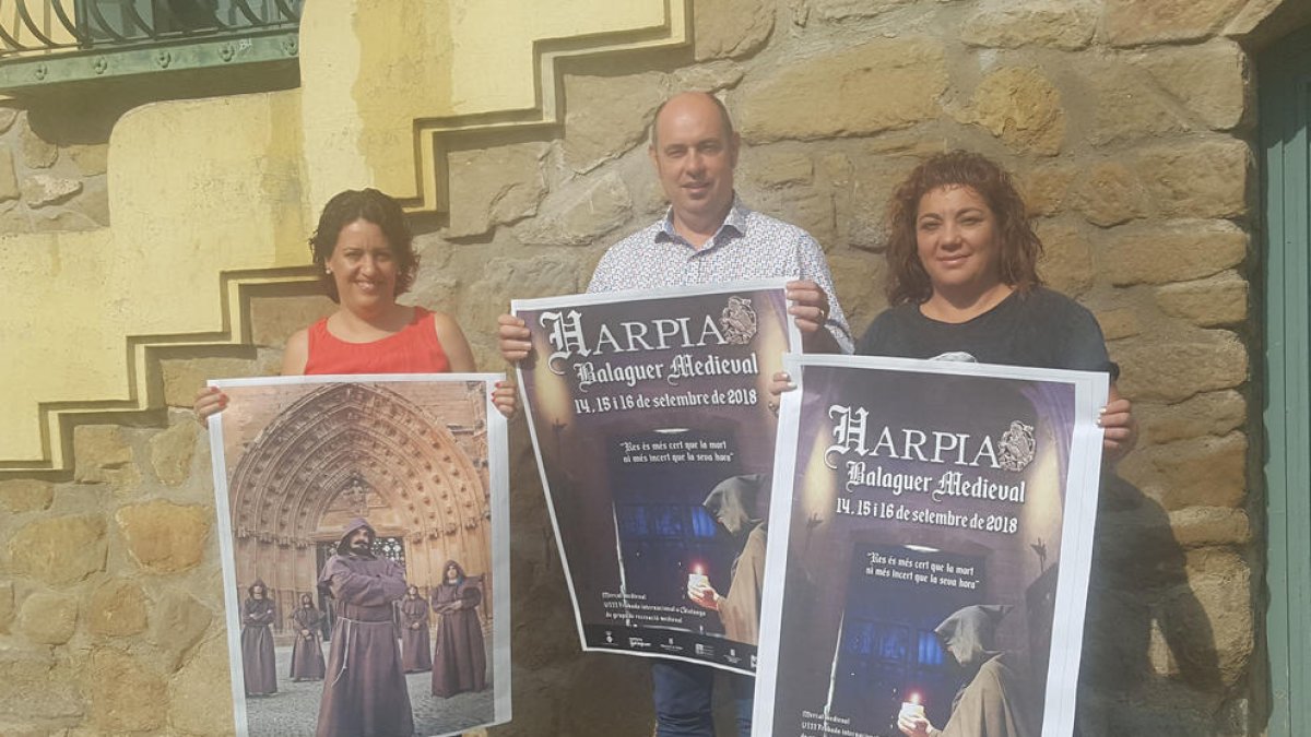 Presentació ahir a Balaguer la vuitena edició d’Harpia.
