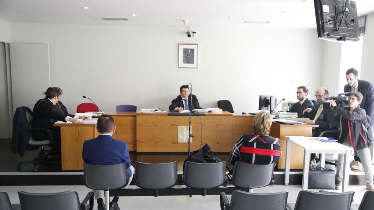 Imagen del juicio contra los acusados, ahora absueltos.