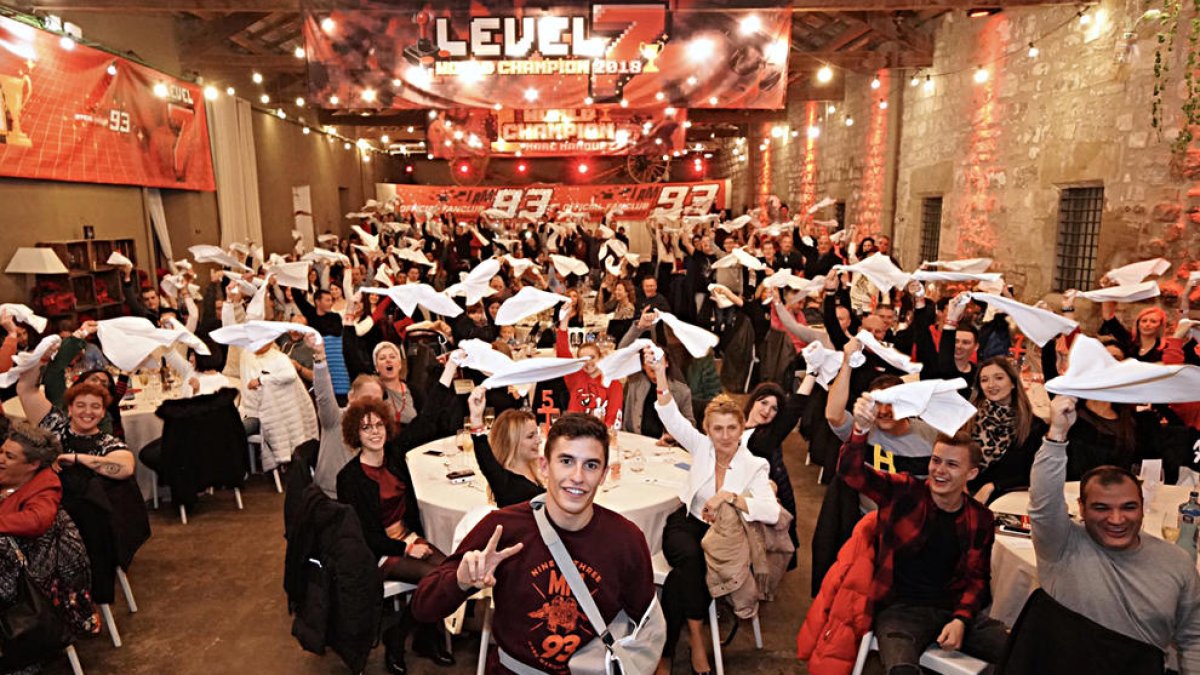 El Fan Club de Marc Màrquez acomiada la temporada amb un sopar