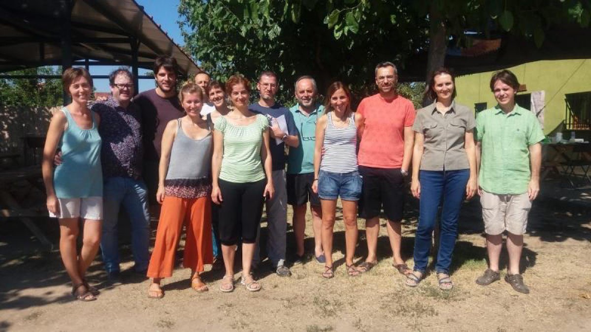 Alguns dels membres de Sostre Cívic de Lleida.