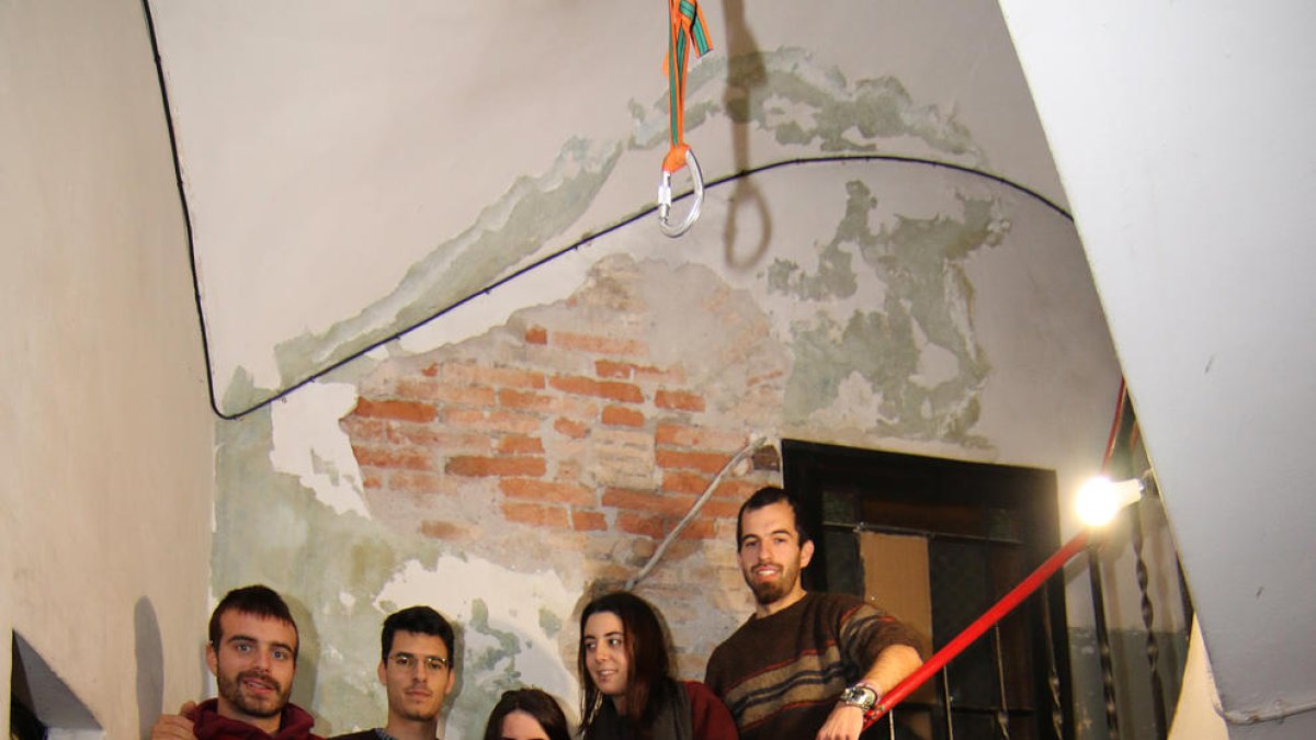 Alguns dels membres de Sostre Cívic de Lleida.