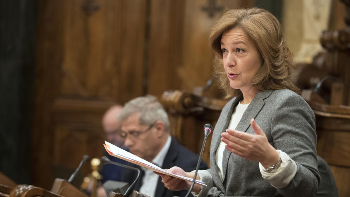 La presidenta de Ciutadans a Barcelona, Carina Mejías.