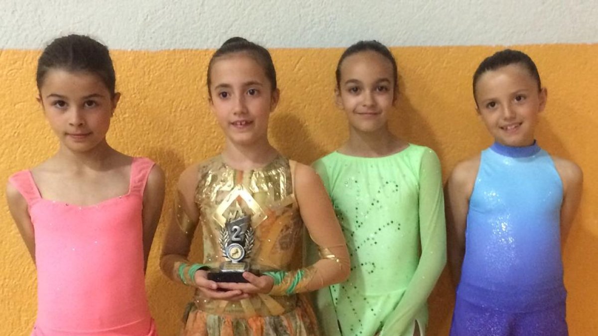 Tres podios del Lleida Patinatge en La Seu