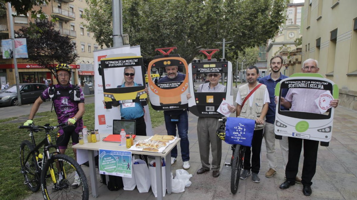 El punto de llegada de la Cursa de Transports.