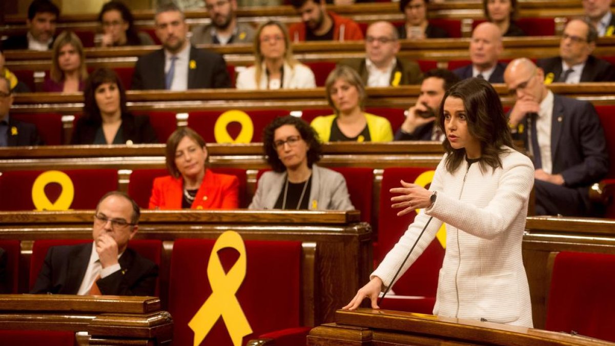 Inés Arrimadas pidió que la Mesa reconsiderara el voto delegado.