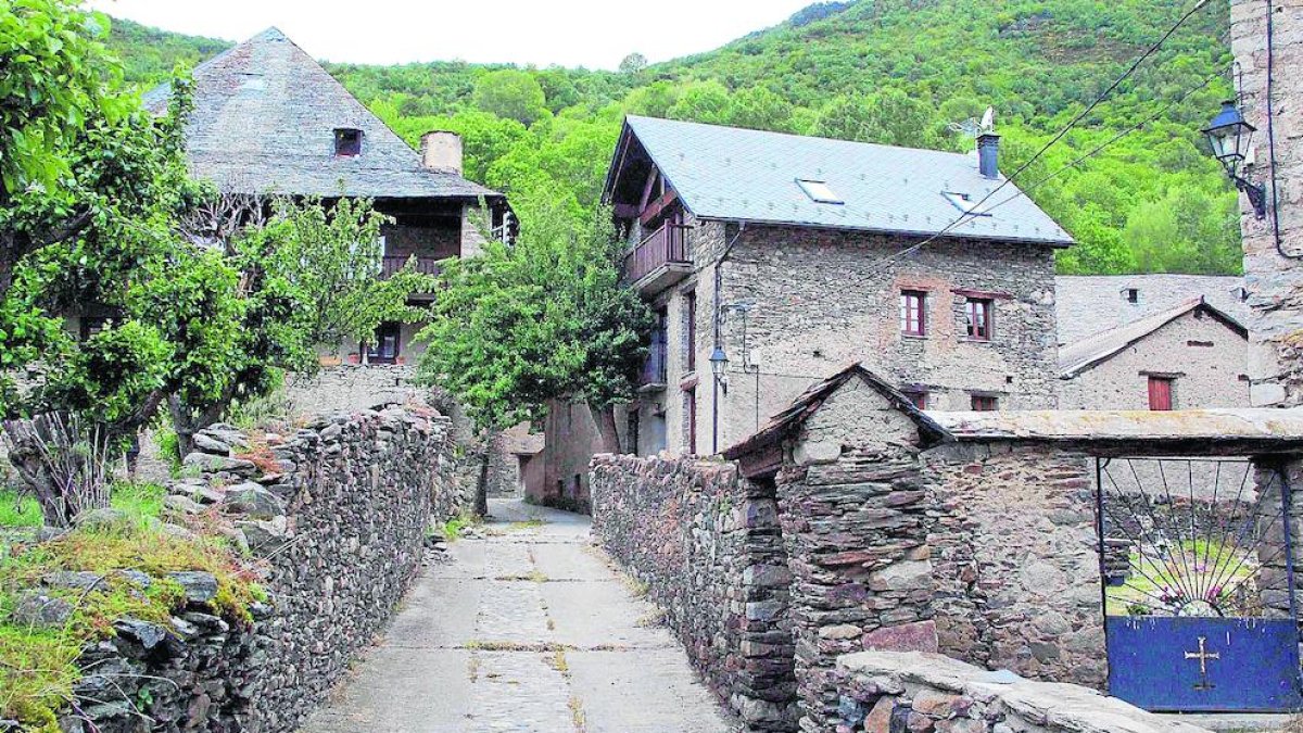 Imatge d’arxiu del poble de Sorpe, al municipi d’Alt Àneu.