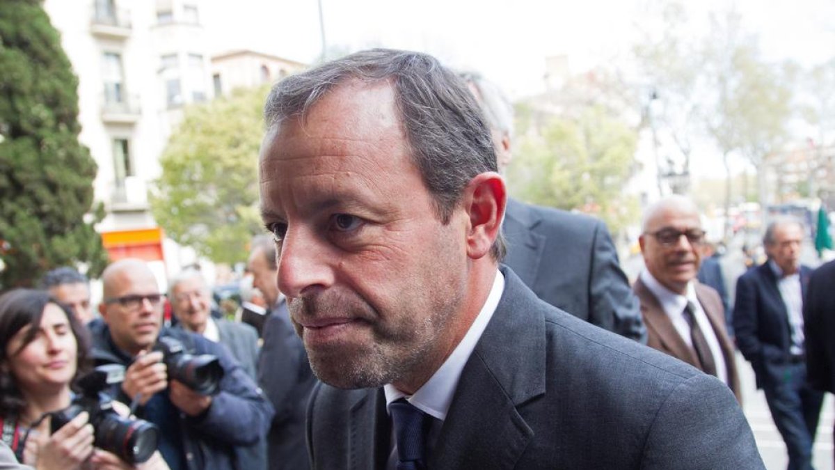 El expresidente del Barcelona, Sandro Rosell.