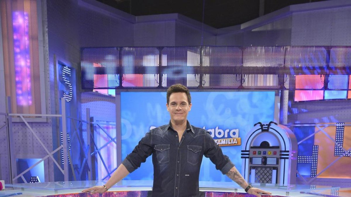 Christian Gálvez, al plató del nou programa.