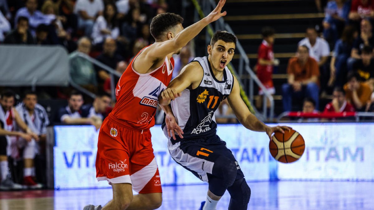Marc Rubín de Celis jugó en Manresa su último partido con la camiseta del Força Lleida.