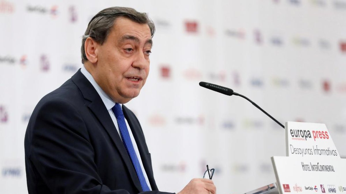 El fiscal general del Estado, Julián Sánchez Melgar, ayer, en Madrid.