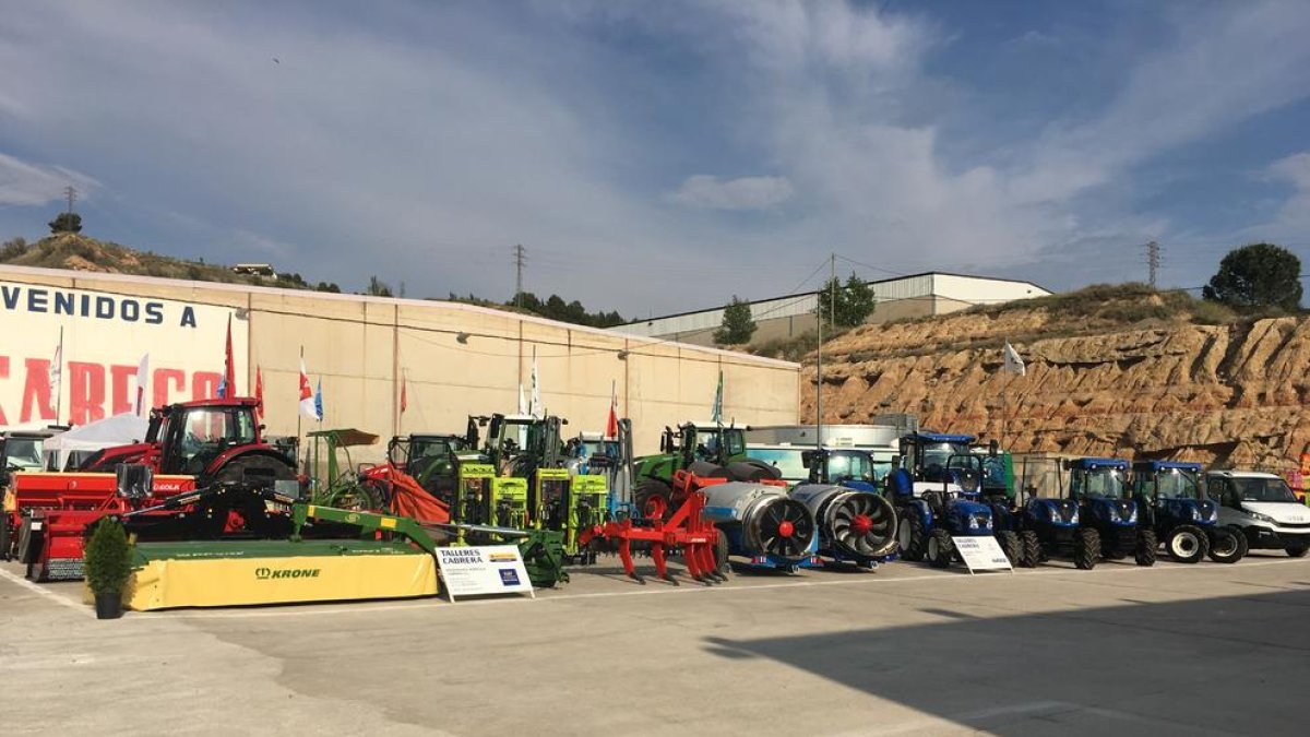 La maquinaria agrícola estrenó nueva ubicación en las antiguas instalaciones del Sabeco.