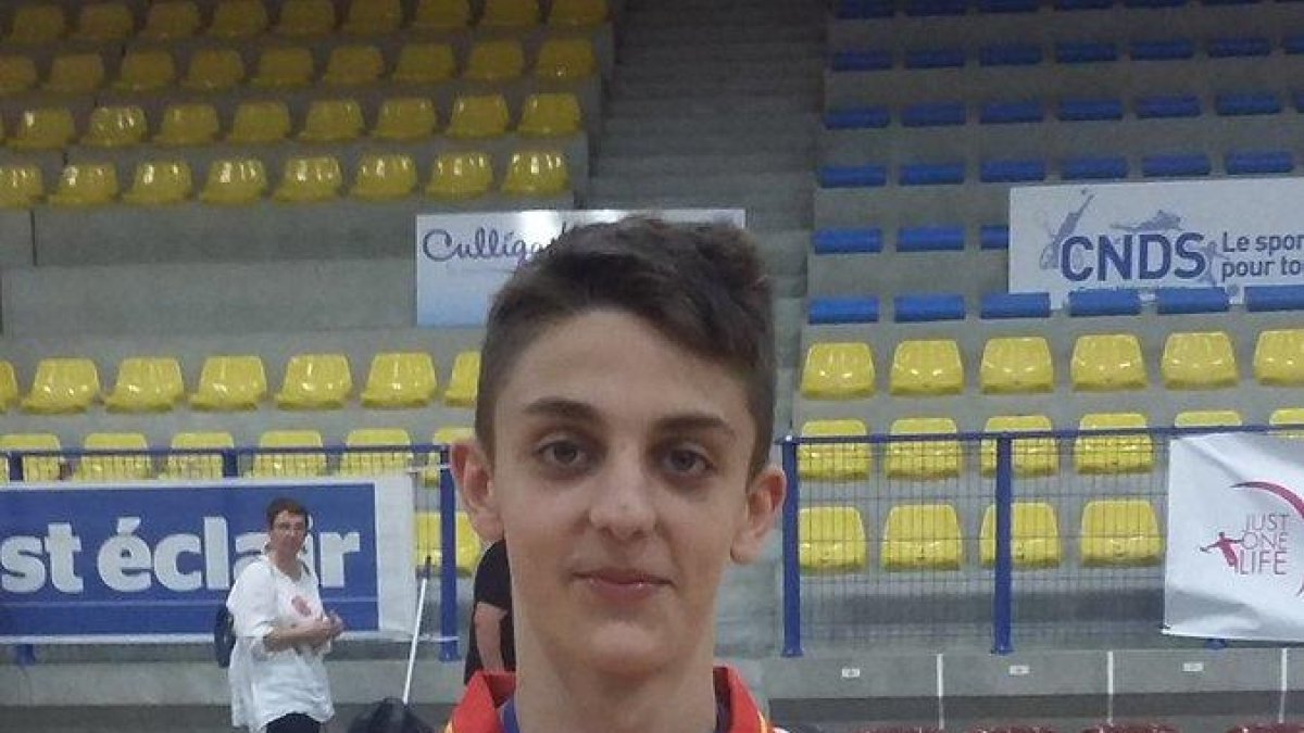 Plata d’Àlex Rubín de Celis amb Espanya