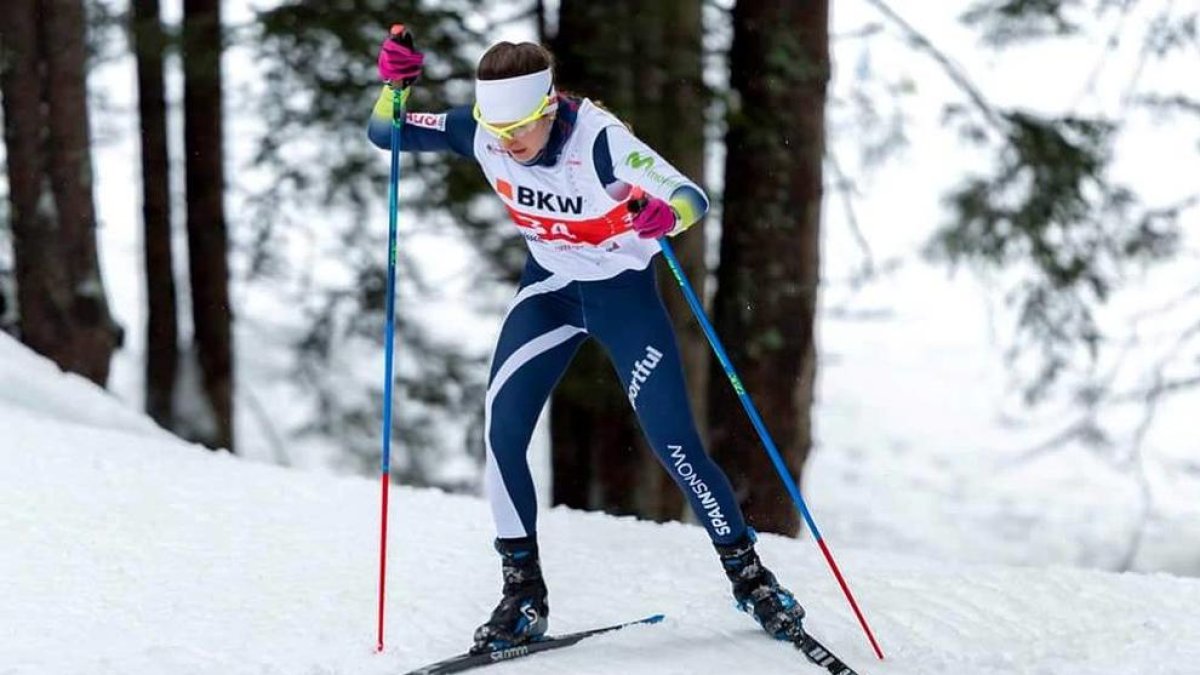 María Iglesias, durant una de les proves aquest any de la Copa d’Europa.