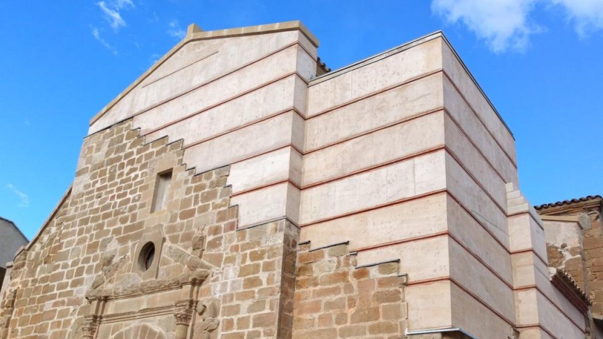 El aspecto actual de la iglesia de Rosselló tras las obras.